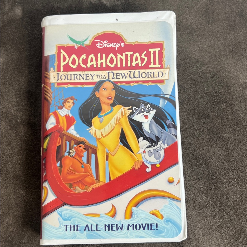 Disney Pocahontas II Journey to a New World VHS Classic 1998 Rare Movie
